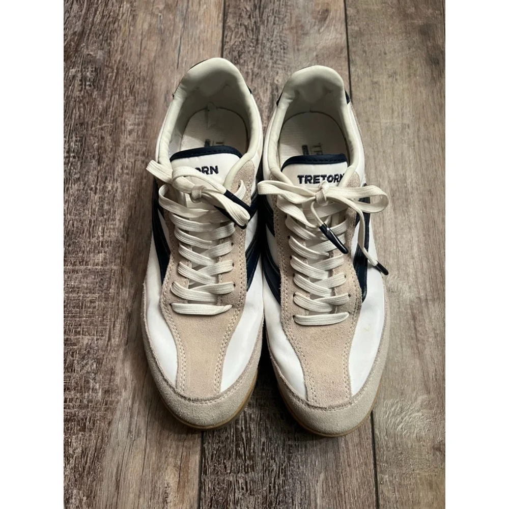 Women's Tretorn Kristine Sneakers Size 7 White Navy - Picture 7 of 14
